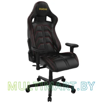 Кресло компьютерное Gamdias Ulisses MF1 (черный/красный) картинка 2